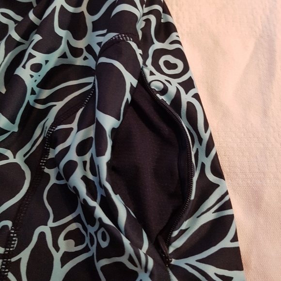 Talbots women's size small 2 tone blue skirt with modesty shorts EUC - Picture 7 of 8